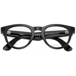 Умные очки Ray-Ban Meta* Headliner Gen 2 Shiny Black, Фотохромные линзы Clear to Sapphire Transitions (RW4013), размер M